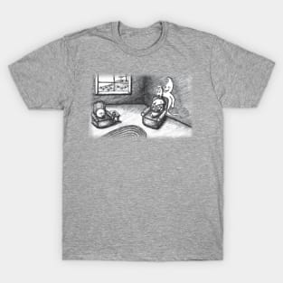 Bowling Pin Reading a Book T-Shirt